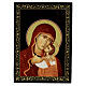 Caixa 14x10 cm laca russa Mãe de Deus Kasperovskaya s1