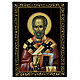 Russian lacquer icon box St Nicholas 22x16 s1