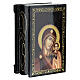 Russian lacquer box, Mother-of-God of Kazan, 3.5x2.5 in s2