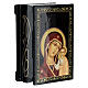 Russian lacquer box, Kazanskaya Mother of God, 3.5x2.5 in s2
