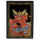 Russian lacquer box St Micheal the Archangel 14x10 cm s1