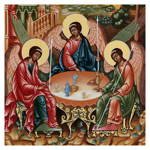 Ikone Heilige Dreieinigkeit Rublev 22x27 cm 2