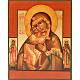 Icône russe Vierge FIodor avec deux saints s1