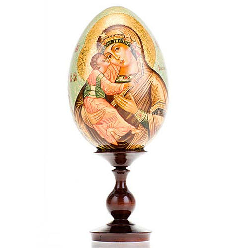 Uovo - icona Madre di Dio Vladimir 1