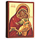 Russische Ikone Gottesmutter der Zärtlichkeit 14x10 cm s3