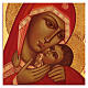Ícone pintado à mão Nossa Senhora de Korsun 13x10 cm Rússia s2