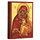 Madre di Dio "più onorabile" dipinta Russia 14x10 cm s2