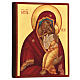 Icona Madre di Dio Jaroslav 14x10 cm Russia dipinta s3