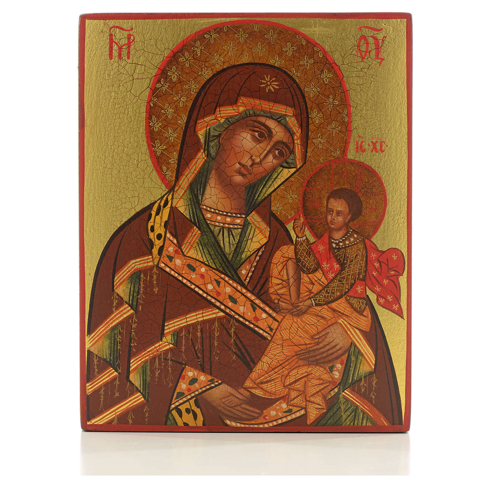 Mother of God Suaja red mantle | online sales on HOLYART.co.uk