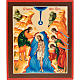 Icona russa Battesimo Cristo s1