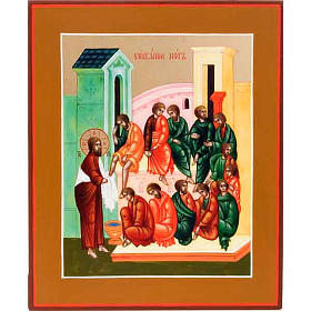 Icone Russia dipinte: Icona russa Lavanda dei piedi