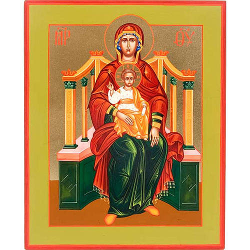 Madonna on a throne: Basilissa (the Queen) 1
