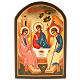 Icona russa SS Trinità 6x9 cm s1