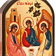 Icona russa SS Trinità 6x9 cm s4