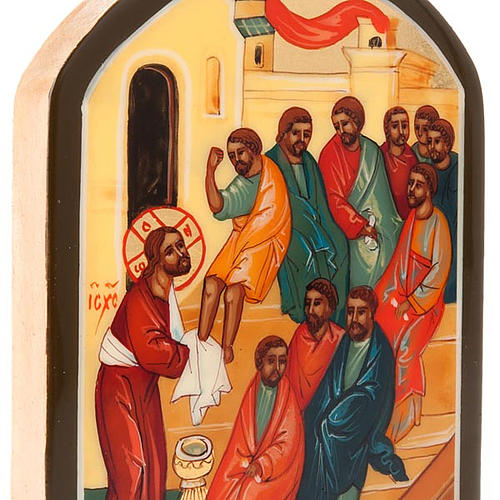 Russian icon foot washing 4