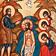 Icône russe 6x9 cm, baptême de Jésus s4