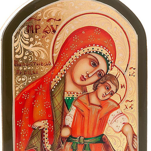 Icona russa Vergine di Kikkotissa 6x9 cm 4
