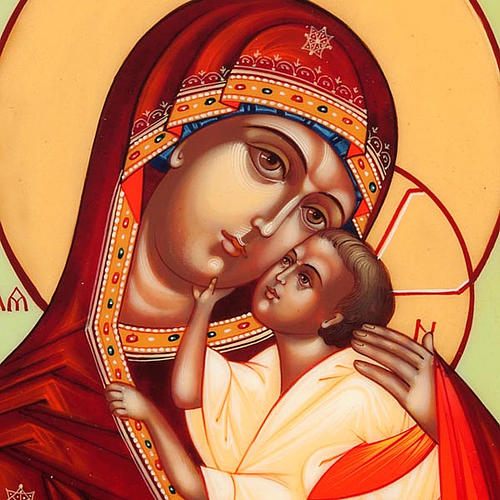 Russian icon, Mother of God of Yaroslavl 3