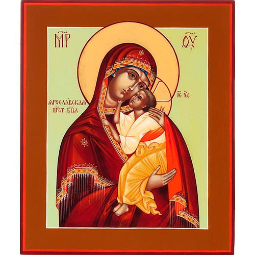 Icono madre de Dios Jaroslav Rusia 1