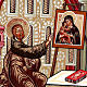 Russische Ikone der Heilige Lukas 26x31 cm s3