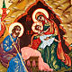 Icono ruso Natividad de Jesús pintado a mano 6x9 cm s3