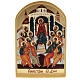 Russian hand painted icon, Pentecost 6x9cm s1