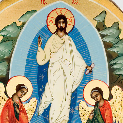 Icône russe, 6x9,résurrection 3