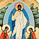 Icône russe, 6x9,résurrection s3