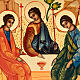 Russian icon, Holy Trinity, Rublev 6x9cm s3