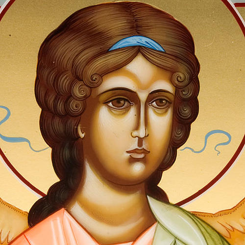 Icône russe peinte à la main, 22x27  ange gardien 4