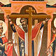 Ícono de la Exaltación de la Cruz con marco 22x27 s4