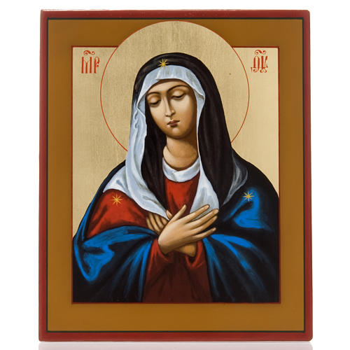 Russian icon of Our Lady of Mercy, Umilenie 1