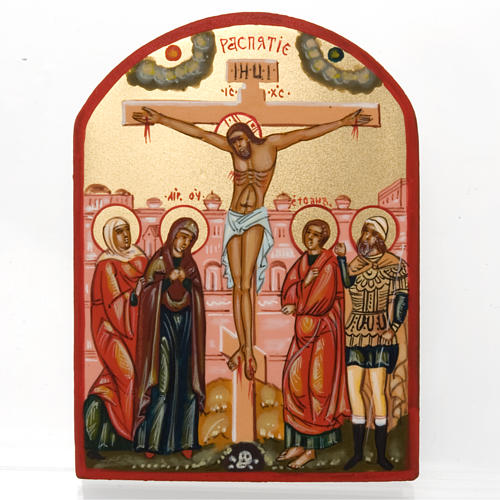 Ícono miniatura Crucifixión 1