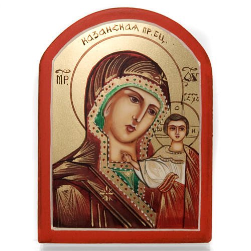Ikone Miniatur Madonna Kazan 1