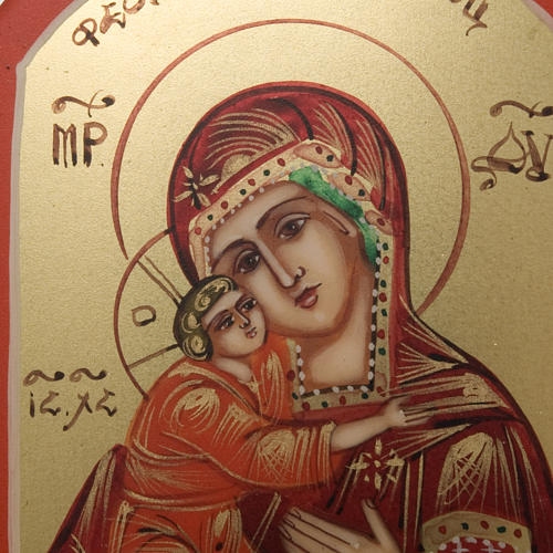 Our Lady of Vladimir miniature icon 2