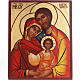Russische handgemalte Ikone Heilige Familie s1