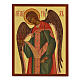 Icona russa dipinta Arcangelo Gabriele 14x10 cm s1