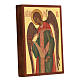 Icona russa dipinta Arcangelo Gabriele 14x10 cm s2