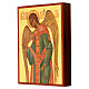 Icona russa dipinta Arcangelo Gabriele 14x10 cm s2