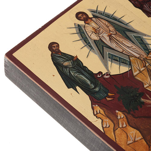 Ícono Ruso pintado Transfiguración 4