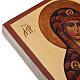 Icona russa dipinta "Madre di Dio protettrice" s4
