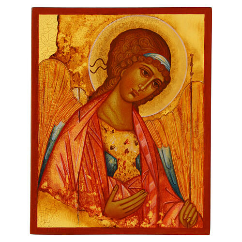 Russian icon Saint Michael the Archangel of Rublev 14x10 cm 1