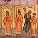 Ícone russo pintado Véu de Maria Pokrov s3