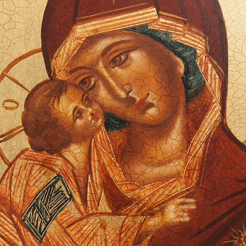 Icône Russe Mère de Dieu de Vladimir, Rublev 2