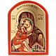 Miniature Russian icon, Our Lady of the Don 6x9cm s1