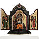 Russisches Triptychon Mstjora Gottesmutter Hodigitria 17,5x21 s1