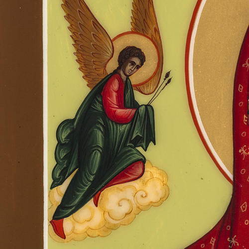 Icône russe Vierge de la Passion 27x22 cm 5