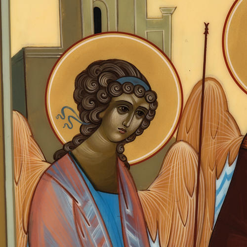 Ícono Rusia Santísima Trinidad de Rublev 31x26 3