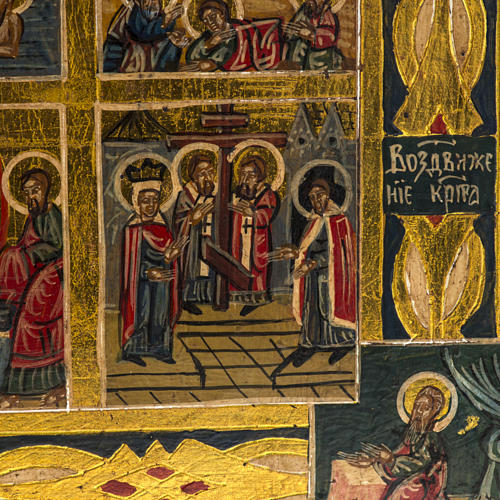 Russian icon, Twelve Great Feasts, hand painted 4