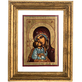 Icone Russia dipinte: Icona russa in vetro 